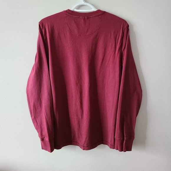Roots Classic Long Sleeve Tee, Burgundy - Picture 2 of 2